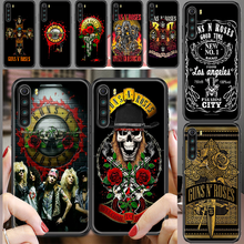 Funda de teléfono de la banda Guns N Roses para Xiaomi Redmi Note 7, 7A, 8T, 9, 9A, 9S, K30 Pro, Ultra negra, 3D, bonita, de lujo 2024 - compra barato