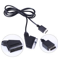 1,8 м RGB Scart кабель для Sony Playstation PS1 PS2 PS3 TV AV сменный Соединительный игровой шнур провод для консолей PAL/NTSC 2024 - купить недорого