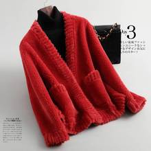 2020 Autumn Winter New Korean Wool Jacket Coat Women Warm Loose Sheep Shearing Outwear Solid Casual Female Short Faux Coats 2024 - buy cheap