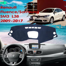 Dashboard Cover Protective Avoid Light Carpet for Renault Fluence 2009~2017 Samsung SM3 2012 2015 Sunshade Carpet Accessories 2024 - buy cheap