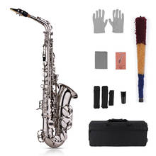 Muslady Eb Alto Saxophone Sax Brass Lacquered Gold 802 Key Type with Padded Carry Case Gloves Cleaning Cloth Brush Straps Reeds 2024 - buy cheap