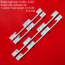 NEW 100PCS=(50PCS*4LED +50PCS*3LED) 1LED=6V KDL32MT626U 35019055 35019056 light bar 32 inch backlight lamp LED strip 6v 2024 - buy cheap