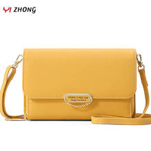 YIZHONG Leather Shoulder Bag Crossbody Bags for Women Luxury Handbags Women Bags Designer Clutch Messenger Bags Sac Bolsos Flap 2024 - buy cheap