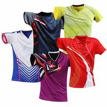 Camiseta de tenis para mujeres, ropa de tenis de mesa para niñas, Kit de Ping Pong, camiseta china para hombres, camiseta de bádminton, camiseta de tenis para hombres 2024 - compra barato