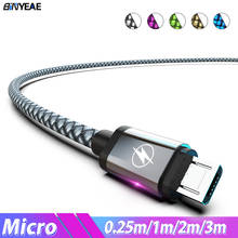 Micro USB Charging Cable Nylon USB Data Cabel for Samsung Xiaomi Huawei Tablet Android Smartphone Micro USB Fast Charger Cable 2024 - buy cheap