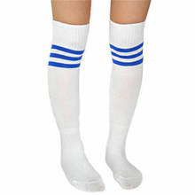 Unisex Adults Striped Soccer Socks Men Baseball Football Thicken Over Knee Ankle Sports Long Socks Girl Women Sports Stockings 2024 - buy cheap