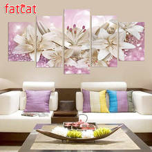 FATCAT-pintura con diamantes de imitación, Kit de bordado con diamantes de imitación cuadrados o redondos, decoración, 5 piezas, AE1538 2024 - compra barato