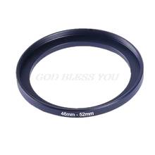 1Pc "Metal 46mm-52mm Step Up Lens Filter Ring 46-52 mm 46 to 52 Stepping Adapter Drop Shipping 2024 - buy cheap