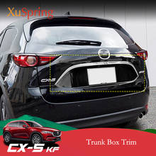 For Mazda CX-5 CX5 2017 2018 2019 2020 2021 KF Car Rear Door Trunk Box Trim Sticker Chrome Garnish Strips Cover Decoration 2024 - buy cheap