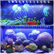 90 260V Blue White LED Super Slim Lamp Fish Tank Aquatic Plant Grow Light 2024 - buy cheap