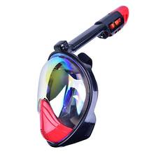 Máscara de mergulho com cobertura uv, equipamento para mergulho, snorkel, antiembaçante, ultra-neblina, uso subaquático, 2021 2024 - compre barato