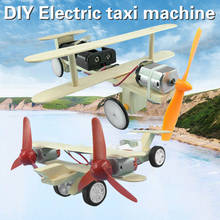 Aeroplano planeador eléctrico de madera para niños, juguete Manual de Material, modelo de ciencia, conjunto de experimentos científicos 2024 - compra barato