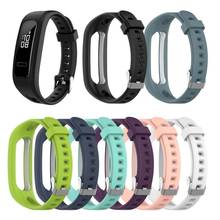 Replacement Silicone Adjustable Wrist Band Strap for Honor 5 4 Running 4e 3e ремешок для смарт часов 2024 - buy cheap