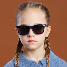 2021 Kids Sunglasses Polarized Square Cute Sun Glasses Child TAC Eyeglasses Silicone Flexible Safety Frame Shades UV400 2024 - buy cheap