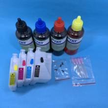 YOTAT 4*100ml Dye Ink LC3319XL Refillable Ink Cartridge LC3319 (LC3317) for Brother MFC-J5330DW MFC-J5730DW MFC-J6530DW J6730DW 2024 - buy cheap