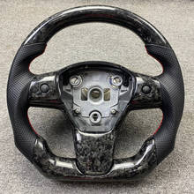 Private Custome Forge Carbon Fiber Steering Wheel For Tesla Model 3 2017 2018 2019 2020 2021 2024 - buy cheap