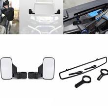 Universal For UTV 1.75"/ 2" Roll Bar Cage Rearview Center Mirror ATV Racing Wide Angle Convex Rear View Mirrors for Polaris 2024 - buy cheap