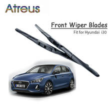Atreus 2pcs High Quality Long Life Rubber Front Wiper Blades For Hyundai i30 2004-2017 Windscreen Original Accessories 2024 - buy cheap