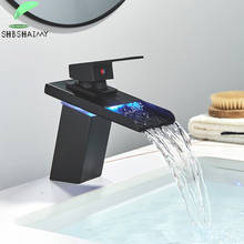 SHBSHAIMY ORB LED смеситель для раковины на бортике смеситель горячей и холодной воды модный кран для ванной комнаты из высококачественной латуни 2024 - купить недорого