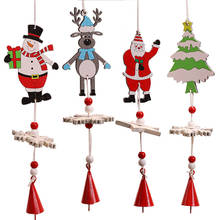 New Year 2021 Natural Wooden Pendant Christmas Tree Wood Crafts Xmas Gifts Noel Christmas Decoration for Home 2020 Navidad Deco 2024 - buy cheap