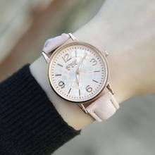 Роскошные брендовые кожаные кварцевые женские часы женские модные часы женские наручные часы Relogio Feminino часы Reloj Mujer Saati 2024 - купить недорого