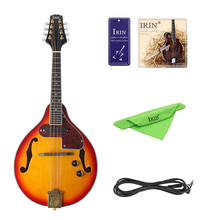 IRIN-mandolina eléctrica de 8 cuerdas, diapasón de palisandro, instrumento de cuerda ajustable con Cable 2024 - compra barato
