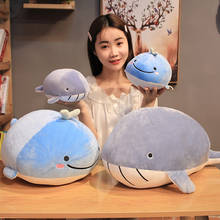 23 / 45CM Cute Anime Whale Plush Animal Toy Toy Gift for Boys and Girls Baby Sleeping Toy Children's Birthday Gift 2024 - buy cheap