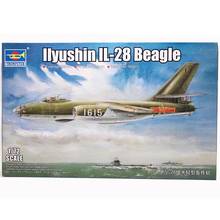 Ilyushn-bombardero ligero Beagle, 1:72, Il-28, avión militar, montaje de plástico en miniatura, juguete 2024 - compra barato