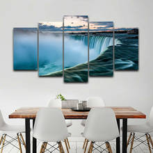 Niagara Falls Sunrise Home Decor Canvas Print 5 Pcs HD Wall Art Modern Pictures Living Room Modular No Frame 2024 - buy cheap