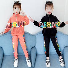 Toddler Baby Tracksuit Girl Clothes Sets Long Sleeve Letters Printed T-shirt+Pants Outfit Kids Fashion Costume Children Clothes 2024 - buy cheap