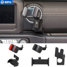 MOPAI Car Bracket Walkie-talkie Mobile Phone Clip Support Accessories for Jeep Wrangler JL 2018+ for Jeep Gladiator JT 2018+ 2024 - buy cheap