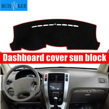 Estilo do carro painel capa tapete almofada sun sombra instrumento proteger acessórios tapete para hyundai tucson 2005 2006 2007 2008 2009 2024 - compre barato