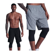 Running Shorts Men 2 in 1 High Quality Liner Elasticity Soccer Workout Jogging Short Quick Dry ManTraining Fitness Shorts 2024 - buy cheap