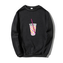 Casual novo gelo café splatter hoodies moletom com capuz das mulheres dos homens pulôver harajuku moda traje de treino topos pullovers 2024 - compre barato