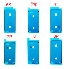 Pegatinas adhesivas impermeables para iPhone 6S 6SP 7 7P 8 8P, cinta de sellado de marco de pantalla LCD, pegamento, piezas de reparación, 10 unids/lote 2024 - compra barato