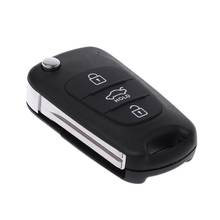 3 Button Flip Remote Key Fob Case Shell for KIA Rondo Sportage Soul Rio 2024 - buy cheap