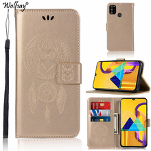 Buy Phone Bag Case For Samsung Galaxy M21 Cover Owl Flip Leather Wallet Case For Samsung Galaxy M21 Case For Samsung M21 Full Bag In The Online Store Mobile Phone Accessaries Store