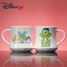 Copo de cerâmica da disney, copo monster university, copo de cerâmica, grande capacidade, copos de café e leite, para escritório, meninos e meninas, presentes de natal 2024 - compre barato