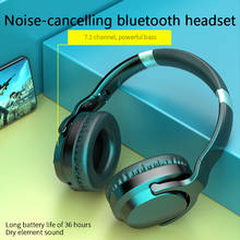 Беспроводные Bluetooth-наушники H5 5.0 для PS4, 9D стерео с активным шумоподавлением, сабвуферная гарнитура для ПК, планшета 2024 - купить недорого