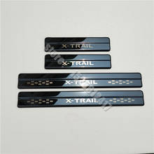 Накладка на пороги для Nissan X-Trail, X-Trail, XTrail, T32 2014-2021, нержавеющая сталь 2024 - купить недорого