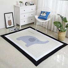Cartoon Elephant Fox Carpet Soft Baby Play Crawling Mat for Kids Room Bedroom Living Room Floor Area Rugs Climb Pad Home Decor 2024 - buy cheap