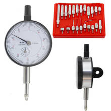 Dial Indicator 0-10mm Lug Back Test Gauge and 22pcs M2.5 Anvil Point Set Thread 2.5mm 2024 - buy cheap