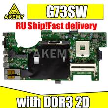 For Asus G73SW G73S G73 4 slots 2D REV: 2.0 HM65 100% test laptop motherboard works in original motherboard 2024 - buy cheap