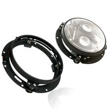 Soporte de montaje de 2 piezas para faro LED de 7 pulgadas, soporte de lámpara de montaje de anillo redondo para Jeep Wrangler JK TJ 2024 - compra barato