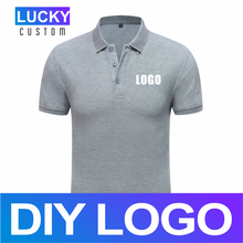 Men's Classic Polo Shirt Custom Printed Embroidered Breathable Lapel Short Sleeve Business Casual Top 4Xl 2787 2024 - buy cheap