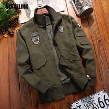 Jaqueta bomber masculina militar, jaqueta de algodão quente estilo militar, moda coreana 2020, roupas casuais de marca 4xl para outono e inverno 2024 - compre barato
