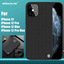 For Apple iPhone 12 Pro Max Case NILLKIN Textured Nylon fiber case non-slip  Thin and light and light back cover For iPhone 12 2024 - buy cheap