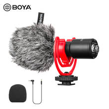 Boya BY-MM1 + microfone de gravação ao vivo, microfone condensador profissional para smartphone iphone 11 x huawei xiaomi samsung slr 2024 - compre barato