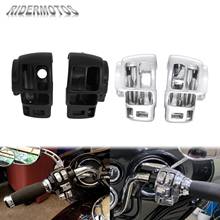 Motorcycle 2PCS Handlebar Hand Control Switch Housing Cover Black/Chrome For Harley Touring Electra Road Glide FLTR 1996-2013 2024 - buy cheap