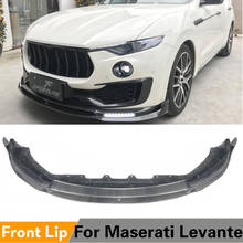 Parachoques delantero de fibra de carbono para Maserati Levante, Spoielr, 2016 - 2020 2024 - compra barato